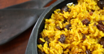 South Africa Yellow Rice (side view)
